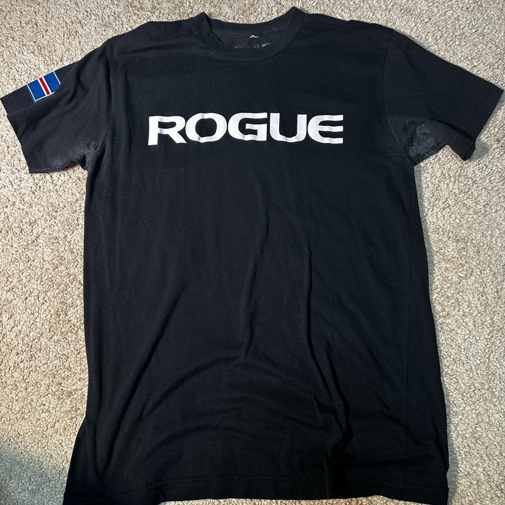 Rogue Men's Black T-Shirt Dottir CrossFit